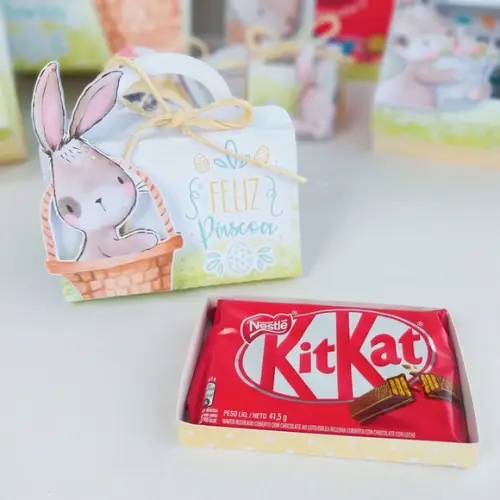 Caixa para Kitkat Pascoa Lembrancinha