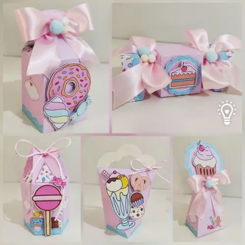 Kit 20 Lembrancinhas Doces Confeitaria