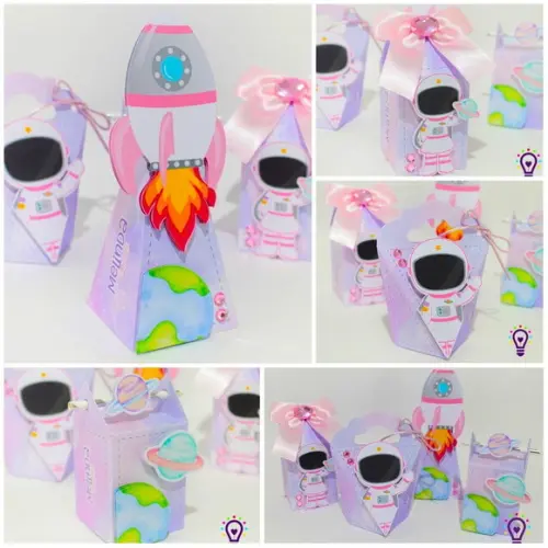 Kit 20 Lembrancinhas Galaxia Astronauta