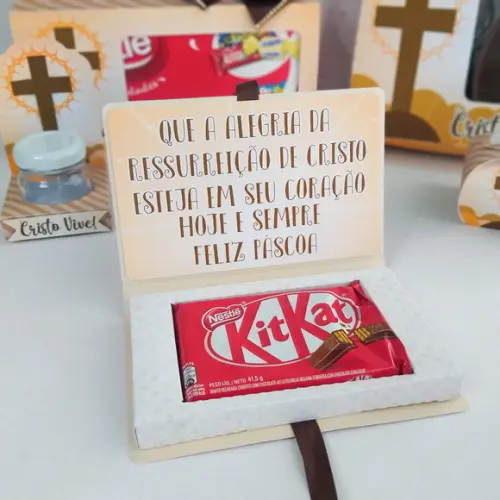 Caixa para Kitkat Pascoa Lembrancinha