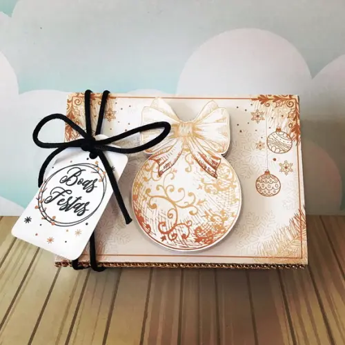 Caixa para 6 Doces Natal Lembrancinha