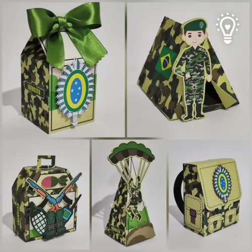 Kit 20 Lembrancinhas Exercito
