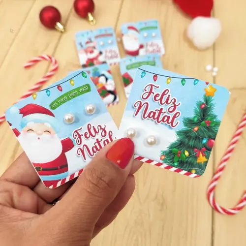 Tag com Brinco Natal