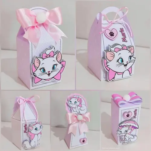 Kit 20 Lembrancinhas Gata Marie
