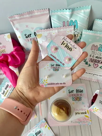Tag com Brinco Dia das Mães