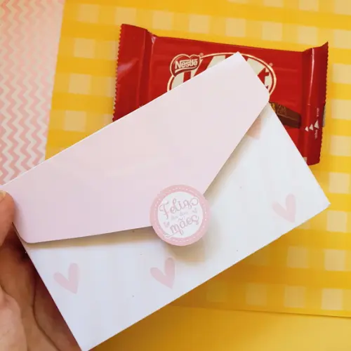 Caixa para Kitkat Dia das Mães Lembrancinha