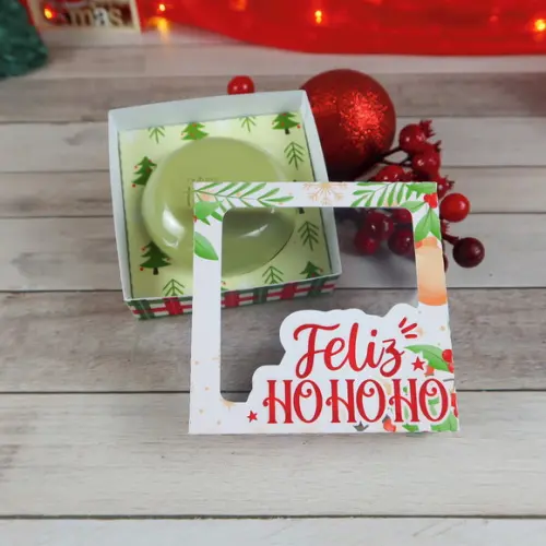 Caixa para 1 Sabonete Natura Natal Lembrancinha