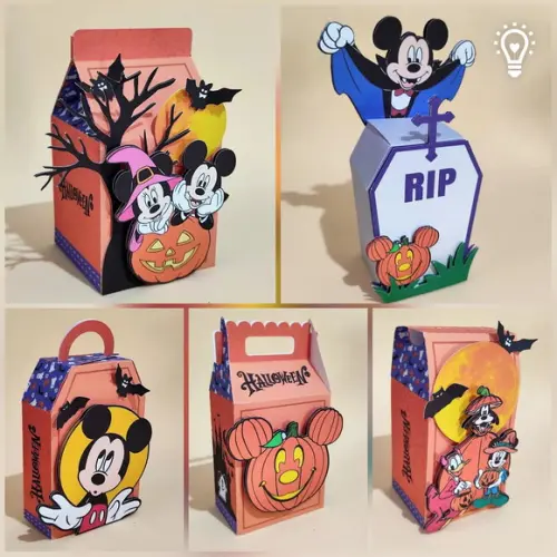 Kit 35 Lembrancinhas Halloween do Mickey
