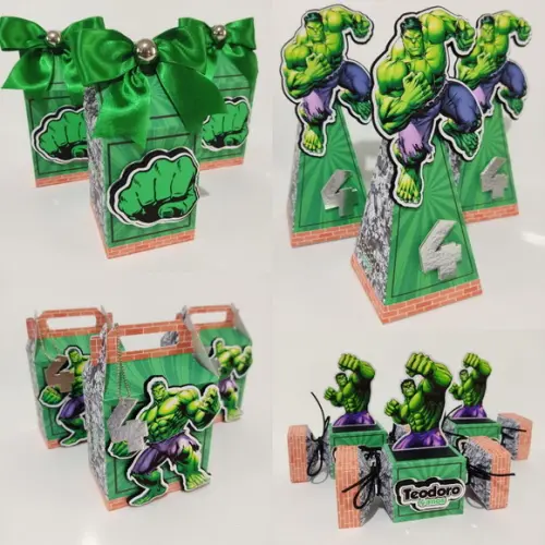Kit 20 Lembrancinhas Herois Hulk