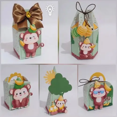 Kit 20 Lembrancinhas Macaco Macaquinho