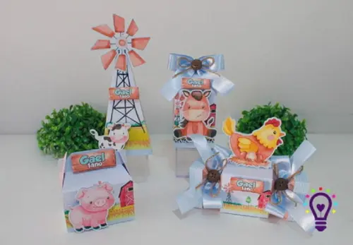 Kit 30 Lembrancinhas Fazendinha