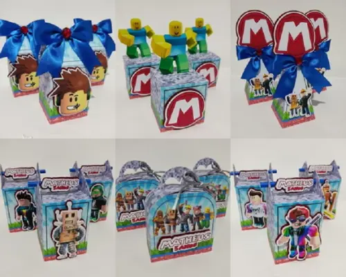 Kit 30 Lembrancinhas Roblox