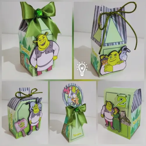 Kit 20 Lembrancinhas Shrek