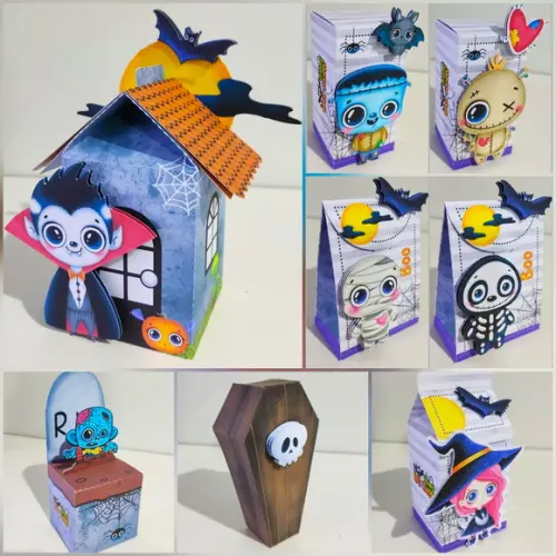Kit 20 Lembrancinhas Halloween