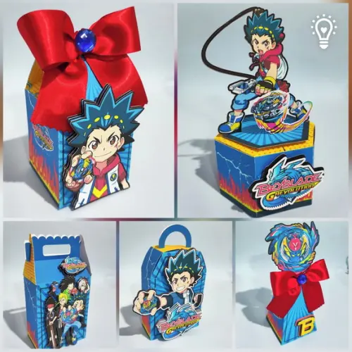 Kit 20 Lembrancinhas Beyblade