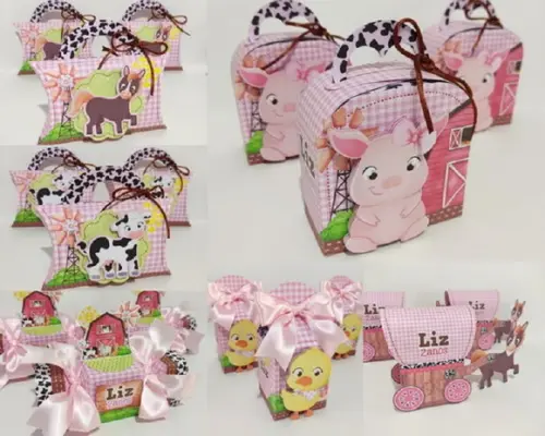 Kit 20 Lembrancinhas Fazendinha