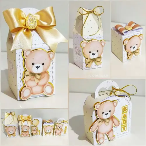 Kit 30 Lembrancinhas Chá de Bebê Revelação