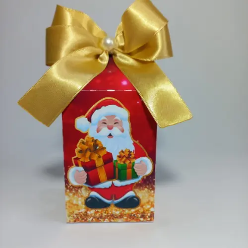 Caixa Natal Papai Noel Personalizada