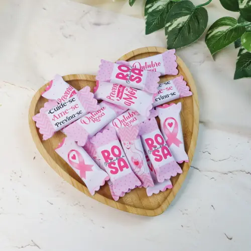 Bala Personalizada Outubro Rosa