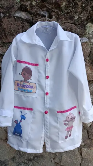 Jaleco de Médica Personalizado com Nome