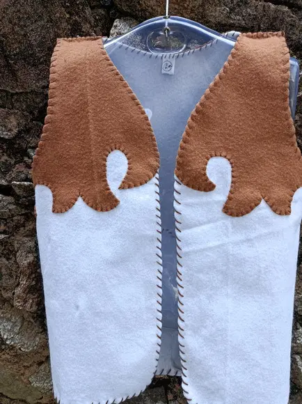 Colete de Cowboy de Feltro