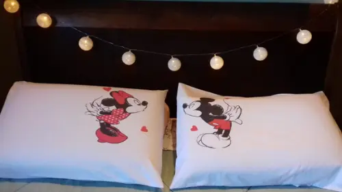 Fronha Mickey Apaixonado
