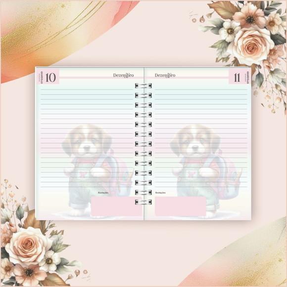 Agenda Escolar Permanente , 2 Dias Por Página , 204 Páginas