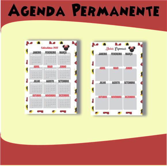 AGENDA Permanente Minnie Arquivo Digital