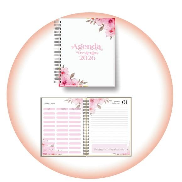 Arquivo Digital Agenda de Versículos 2026 ? Rosa Floral