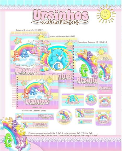 Arquivo Digital Combo Escolar Ursinhos Carinhosos