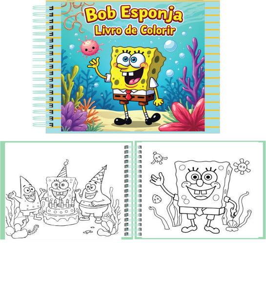 Arquivo Digital Livro de Colorir Bob Esponja