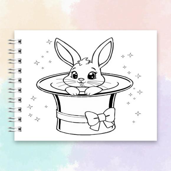 Arquivo Digital Livro de Colorir Coelhinha Mágica