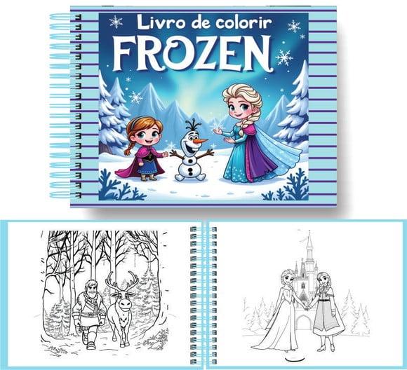 Arquivo Digital Livro de Colorir Frozen