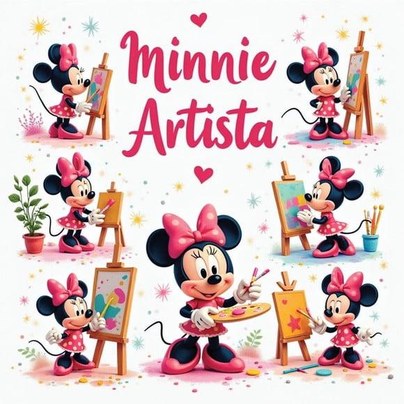 Arquivo Digital, Kit Digital Minnie Artista