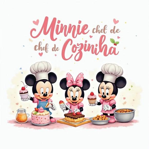 Arquivo Digital, Kit Digital Minnie Chef de Cozinha
