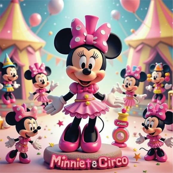Arquivo Digital, Kit Digital Minnie no Circo 3d