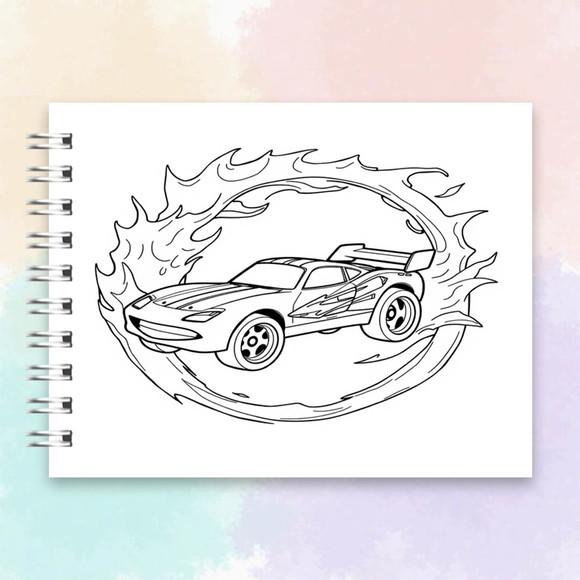 Arquivo Digital: Livro de Colorir Hot Wheels