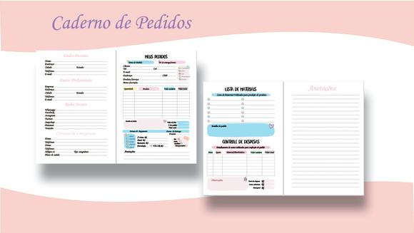 Caderno de Pedidos Cute - Arquivo Digital