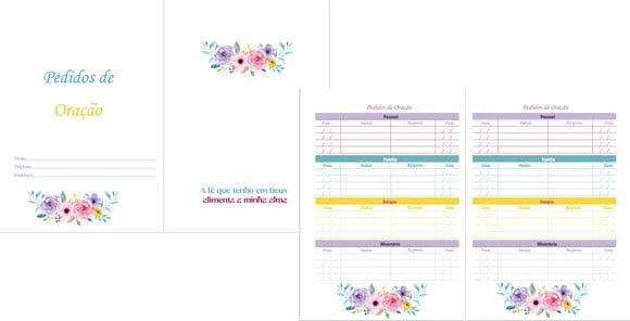 Caderno pedido de Oração Arquivo Digital