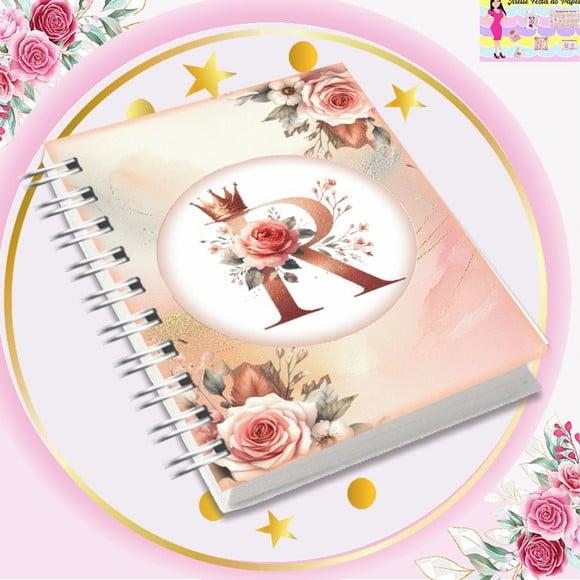 Coleção Capas Alfabeto Realeza Rosé Gold