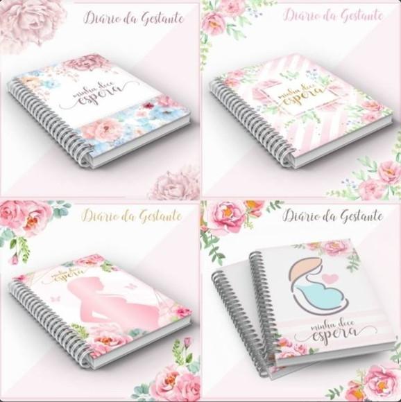 Diário Gestante + Arte para Caneca - Arquivo Digital