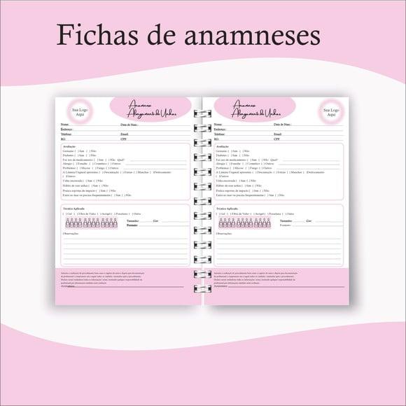 Fichas de anamnese De Alongamento de unhas-Arquivo digital