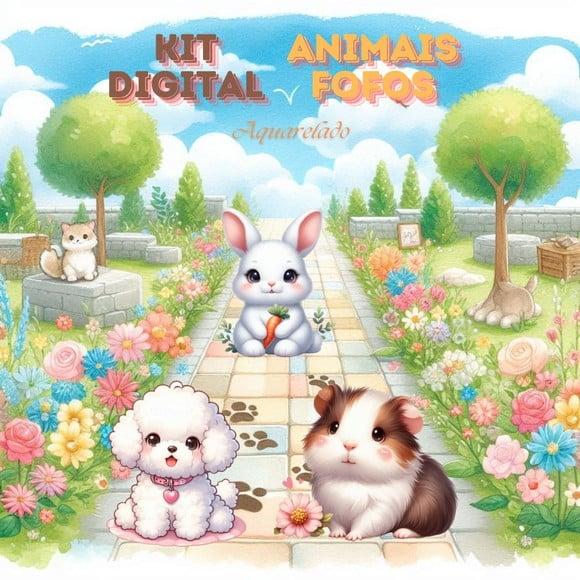 Kit Digital animais Fofos