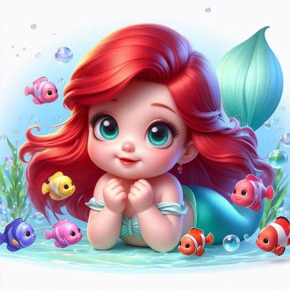Kit Digital Ariel Cute 3d