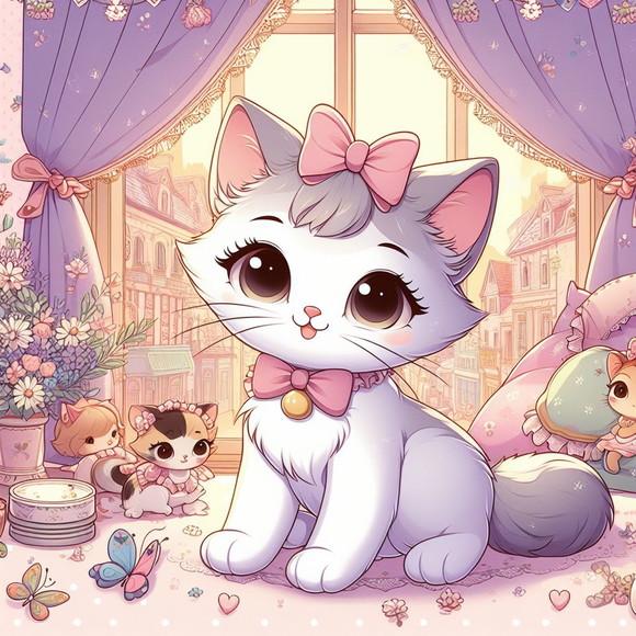 Kit Digital Gatinha Marie