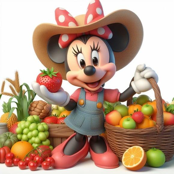 Kit Digital Minnie Fazendeira