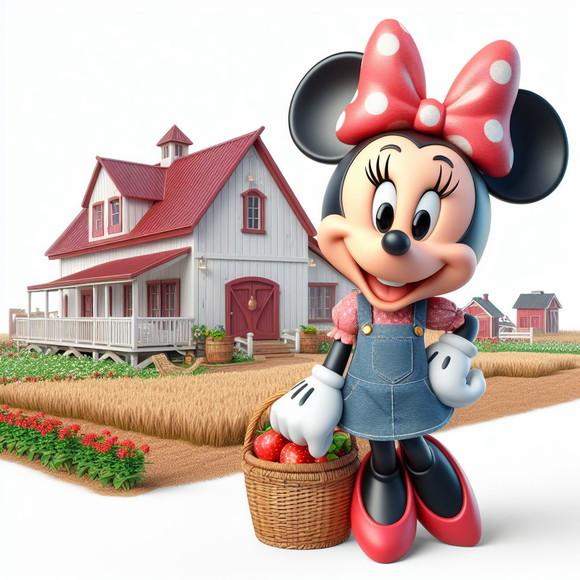 Kit Digital Minnie Fazendeira