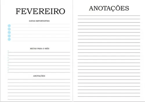 AGENDA Permanente Masculina