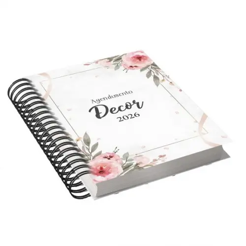 Arquivo Digital Agendamento Decoração 2026 Cinza