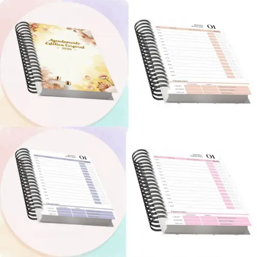 Arquivo Digital Combo Agendamento Acupuntura 2026 , 8 Cores